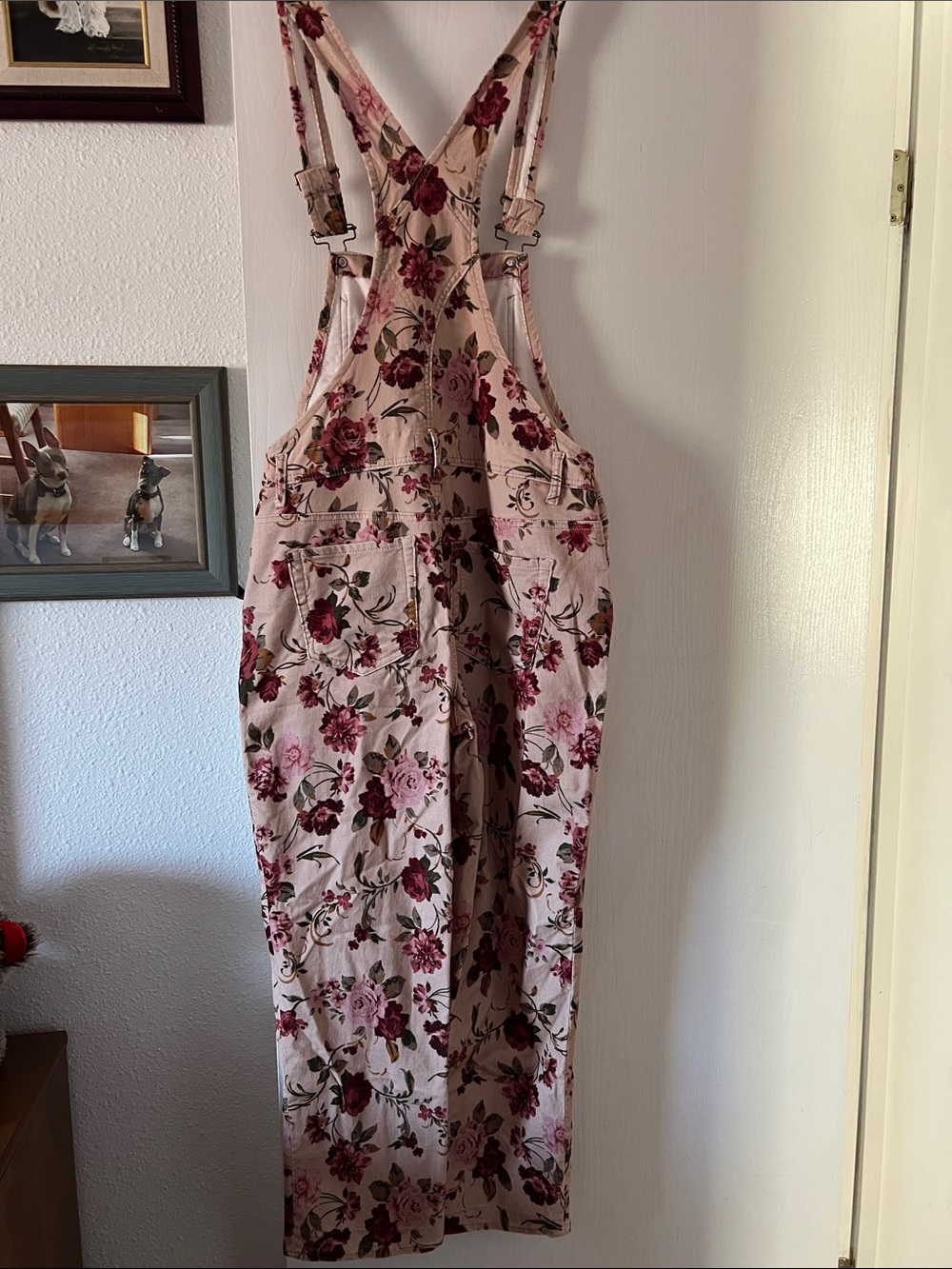 DRIFTWOOD Pink Floral Cotton Overalls Jumpsuit - Picture 2 of 4